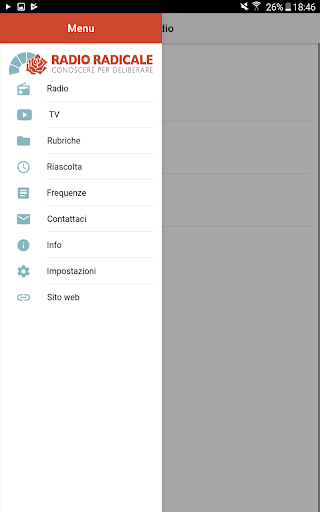 Android application Radio Radicale screenshort