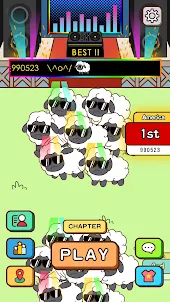 羊タイルパズルゲーム