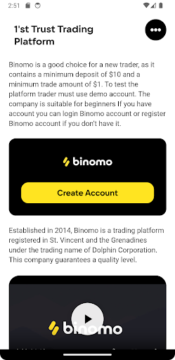 Android application Bin Broker screenshort