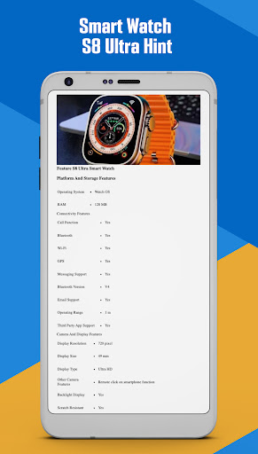 Smart Watch S8 Ultra Hint Screenshot 4 - AppWisp.com