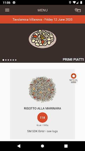 Android application Tavolamica screenshort