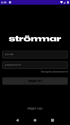 Android application Strommar Member screenshort