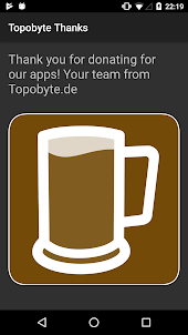 Topobyte Thank You: Beer
