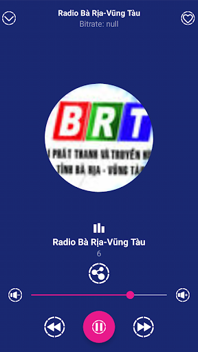 Android application VKOOK radio VIỆT NAM screenshort