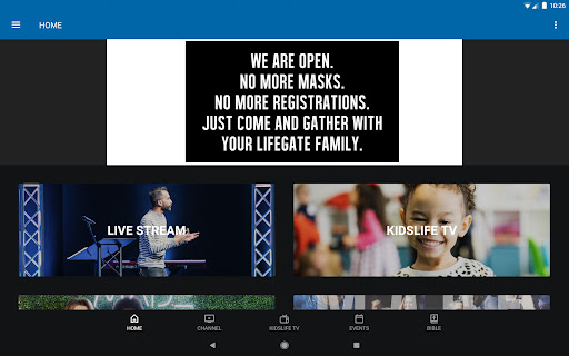 Screenshot of LIFEGATE