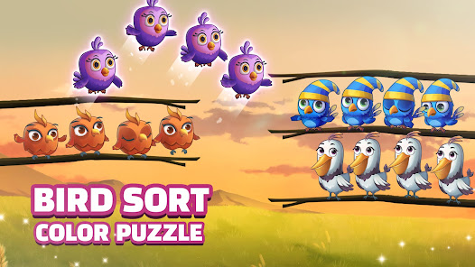 Bird Sort Puzzle: Color Game apkpoly screenshots 20