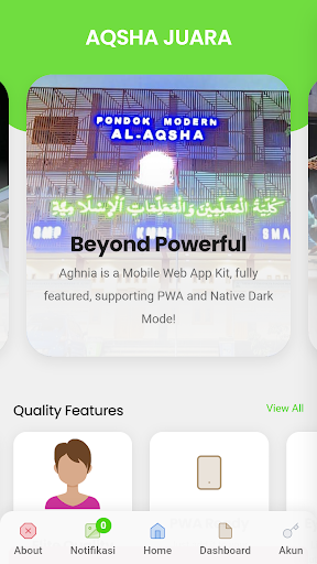 Android application Aqshajuara screenshort