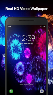 3d Fireworks Wallpaper Pro Screenshot