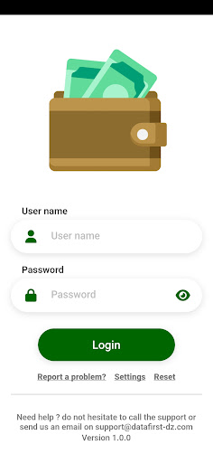 Android application Caissier screenshort