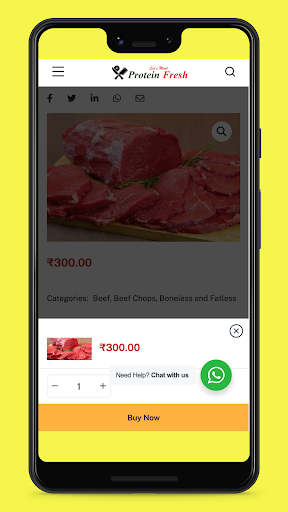 Android application Protein Fresh screenshort
