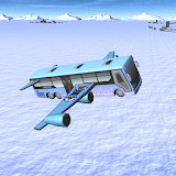 Winter Bus Flying icon