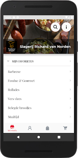 Android application Slagerij Richard van Norden screenshort