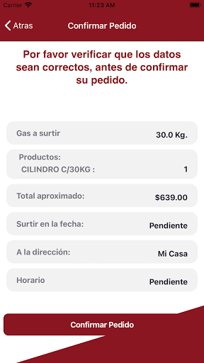 Android application Hidrogas Chihuahua App screenshort