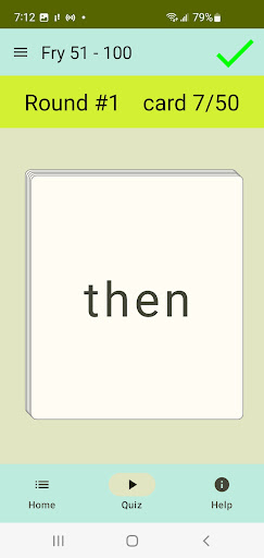 ReadMaster - Talking Cards Screen 2