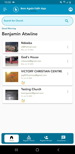 Android application BAF UGANDA screenshort