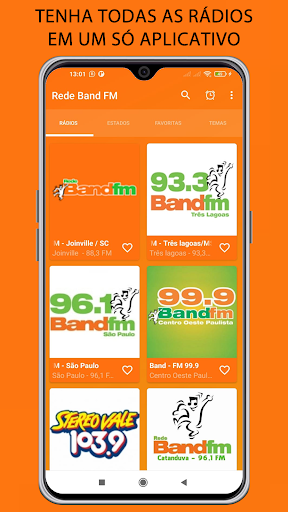 Rede de Rádios Band FM Screen 2