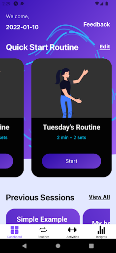 Android application HIIT - Design Your Trainer screenshort