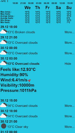 Weather Feels Like Screen 3