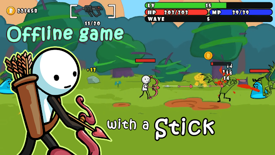 One Gun: Stickman offline game Screenshot