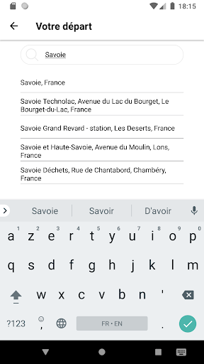 SAVOIES DRIVER Screen 2