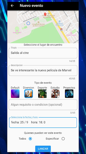 EventMatch Screen 3