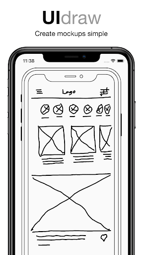 Android application UIdraw screenshort