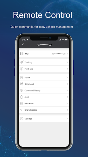 Screenshot of iTrack - GPS Tracking System