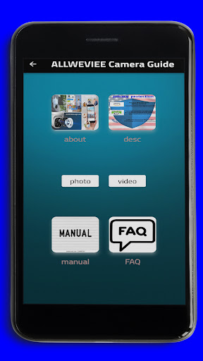 Android application ALLWEVIEE Camera Guide screenshort