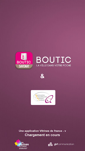 Android application Boutic Savenay screenshort