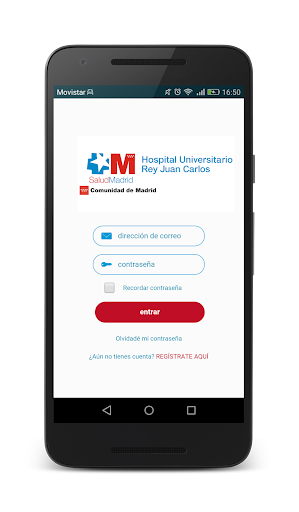 Android application Hospital U. Rey Juan Carlos screenshort