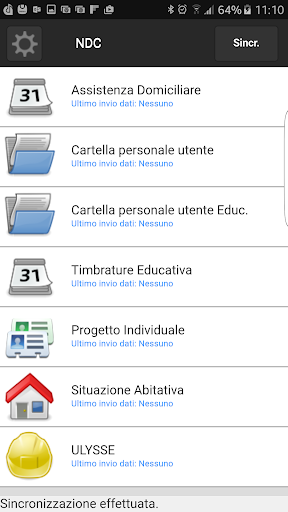 Android application NDC (NEXT Data Collector) screenshort