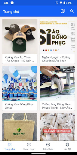 Android application Chợ Sỉ Online screenshort
