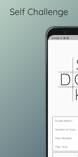 Android application Sudoku: Self Challenge screenshort
