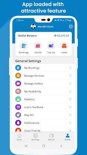 Paddim Partner App Screen 3