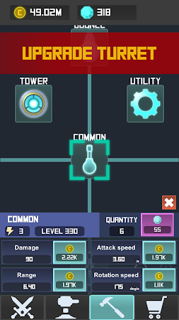 Game screenshot Idle Turret Tower Defense apk download