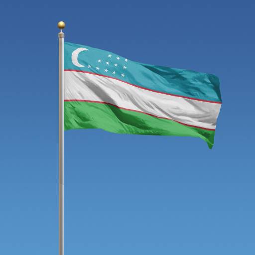 Uzbekistan flag logo