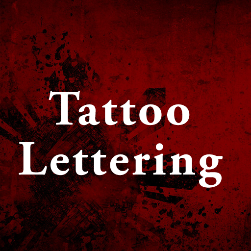 Tattoo Lettering  Icon