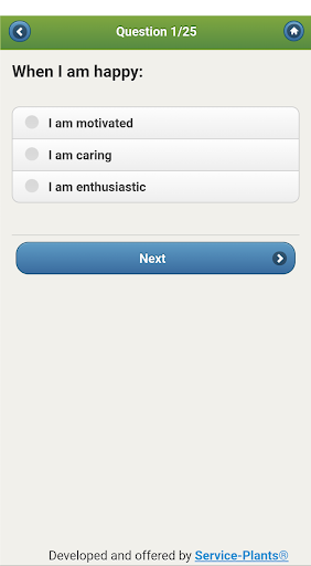 Ayurveda Dosha Quiz Screen 2