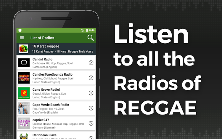Reggae Music Radio - 2 - (Android)