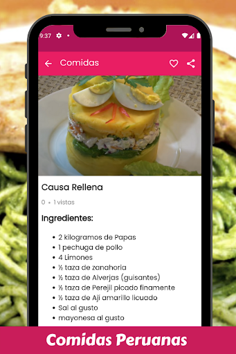 Recetas de Comidas Peruanas PE Screen 3