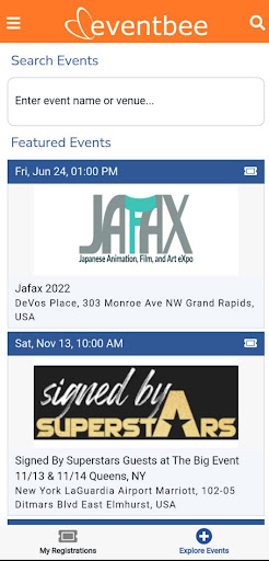 Eventbee Attendee Screen 2