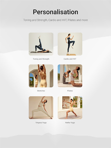 Screenshot of OYSHO TRAINING: Workouts