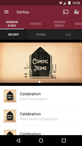 Android application Veritas Community Church App screenshort