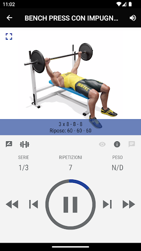 Android application Strength is Life screenshort