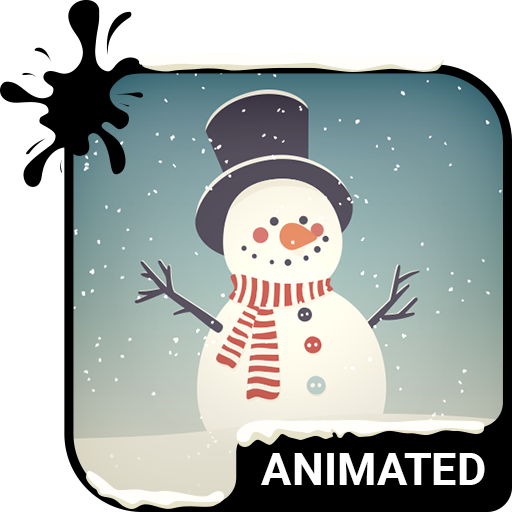Snowman Animated Keyboard + Li  Icon