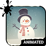 Snowman Animated Keyboard + Live Wallpaper icon