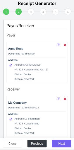 Receipt V2 Screen 3