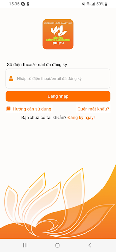 Android application Quản trị và Kinh doanh Du lịch screenshort