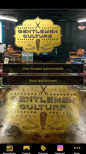 Android application Gentlemen Culture Barber Suite screenshort