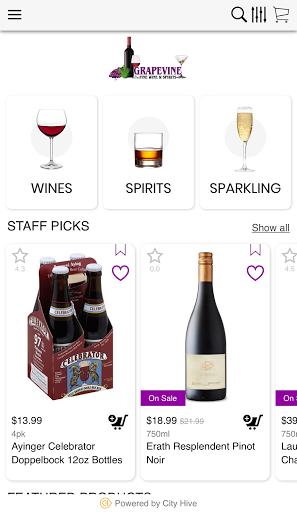 Grapevine Fine Wine & Spirits Screen 2